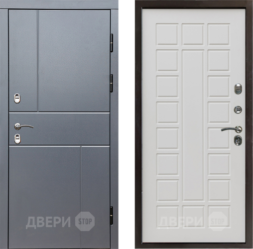 Входная металлическая Дверь Престиж TERMO с терморазрывом Горизонт Грэй Престиж Бежевый мат в Голицыно