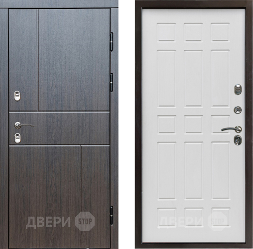 Входная металлическая Дверь Престиж TERMO с терморазрывом Горизонт Венге Спарта Белое дерево в Голицыно