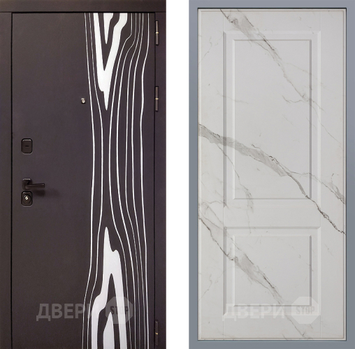 Дверь Заводские двери Леванте Доррен Мрамор белый в Голицыно