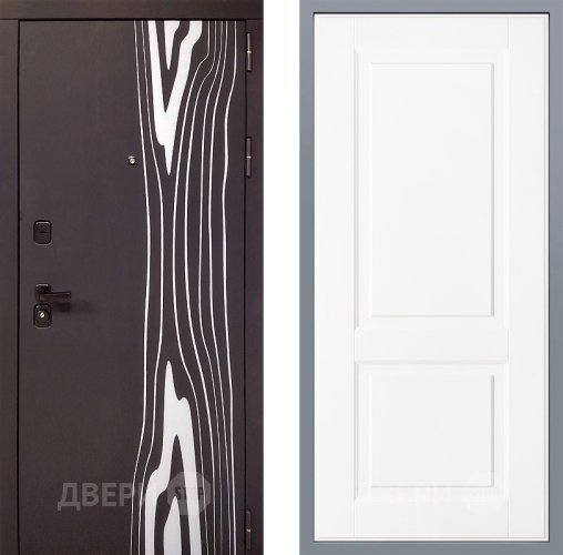 Дверь Заводские двери Леванте Доррен Белый софт в Голицыно