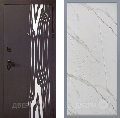 Дверь Заводские двери Леванте Флитта Мрамор белый в Голицыно