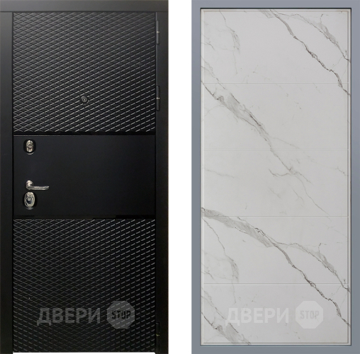 Дверь Заводские двери Тефлон Тривия Мрамор белый в Голицыно