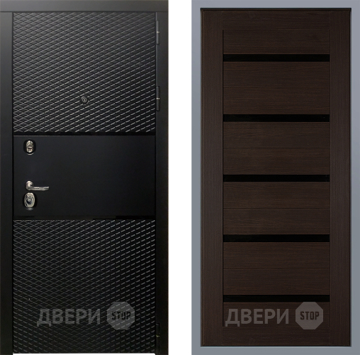 Дверь Заводские двери Тефлон СБ-1 орех тисненый в Голицыно