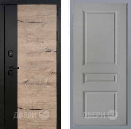 Дверь Заводские двери Ларте Стокгольм Грей софт в Голицыно