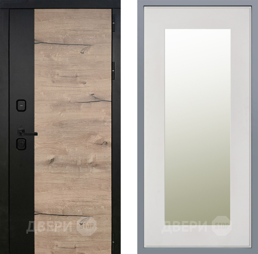 Дверь Заводские двери Ларте Зеркало Модерн Белый софт в Голицыно