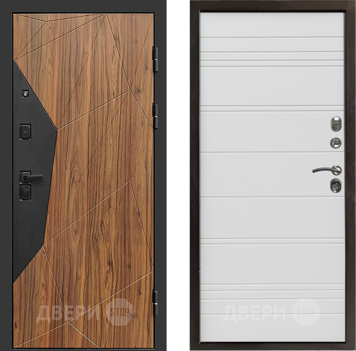 Входная металлическая Дверь Престиж Avangard Line Белый в Голицыно