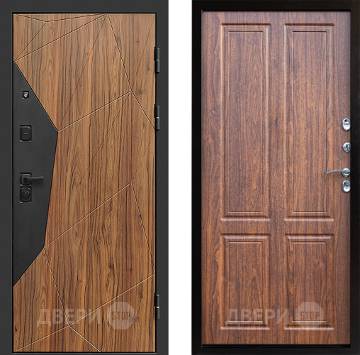 Входная металлическая Дверь Престиж Avangard Премиум Орех светлый в Голицыно