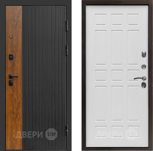 Входная металлическая Дверь Престиж Prestizh Спарта Белое дерево в Голицыно