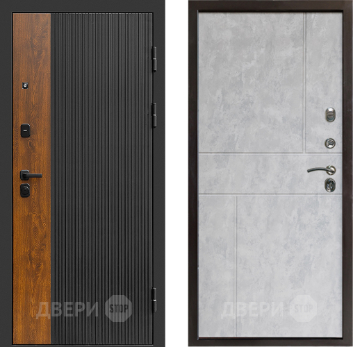 Входная металлическая Дверь Престиж Prestizh Горизонт Бетон светлый в Голицыно