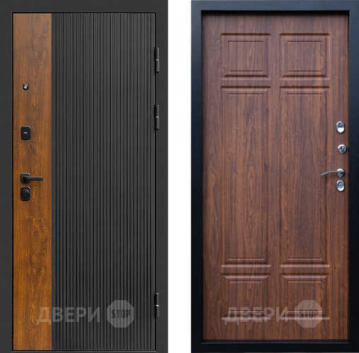 Входная металлическая Дверь Престиж Prestizh Премиум Орех темный в Голицыно