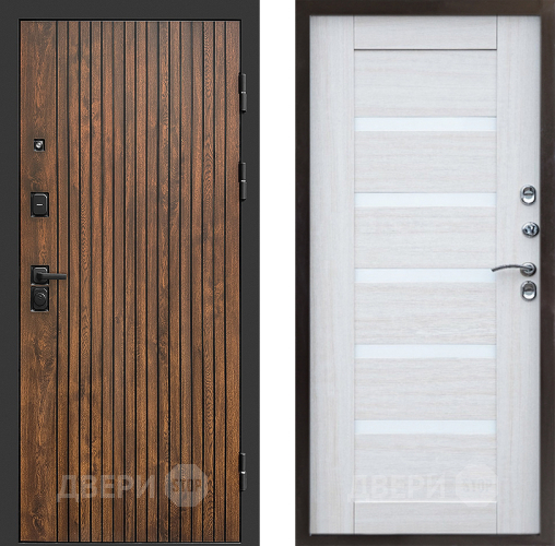 Входная металлическая Дверь Престиж Tvist Царга Лиственница белая в Голицыно