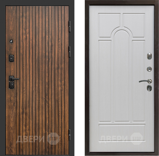 Входная металлическая Дверь Престиж Tvist Арка Лиственница белая в Голицыно