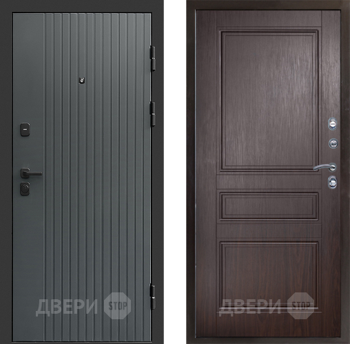 Входная металлическая Дверь Престиж Tvist Grey Классика Венге в Голицыно