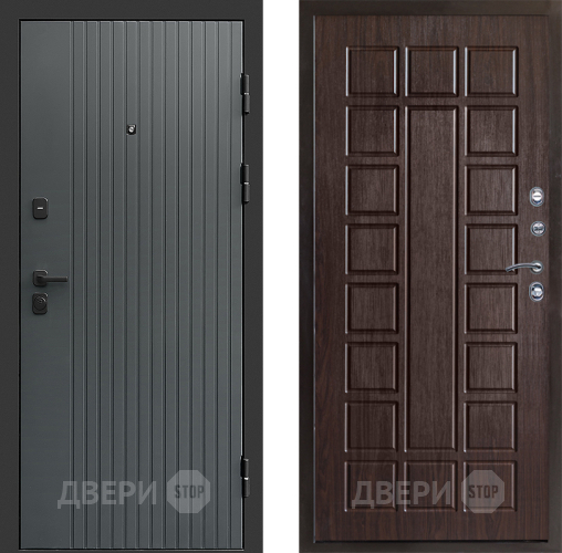 Входная металлическая Дверь Престиж Tvist Grey Престиж Венге в Голицыно