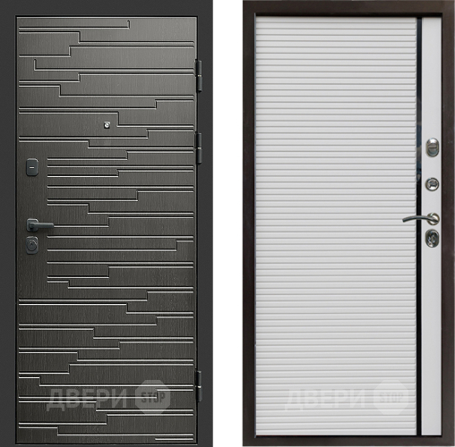 Входная металлическая Дверь Престиж Rivera Porte Белый в Голицыно