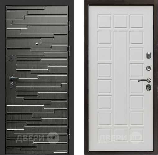 Входная металлическая Дверь Престиж Rivera Престиж Бежевый мат в Голицыно