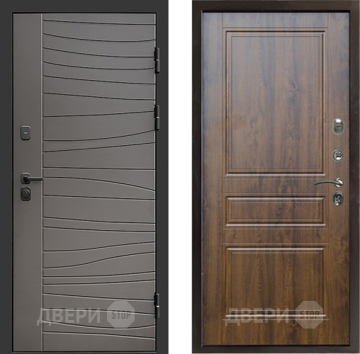 Входная металлическая Дверь Престиж Siciliya Классика Дуб в Голицыно