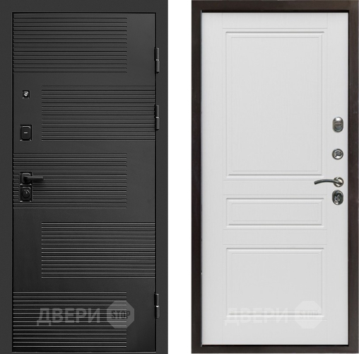 Входная металлическая Дверь Престиж Favorit Классика Лиственница белая в Голицыно