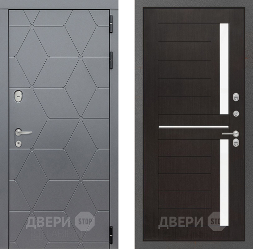 Входная металлическая Дверь Лабиринт (LABIRINT) Cosmo 02 Венге в Голицыно