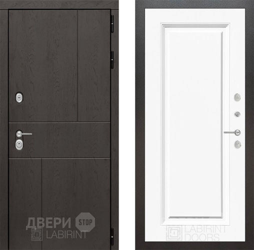 Дверь Лабиринт (LABIRINT) Urban 27 Белый (RAL-9003) в Голицыно
