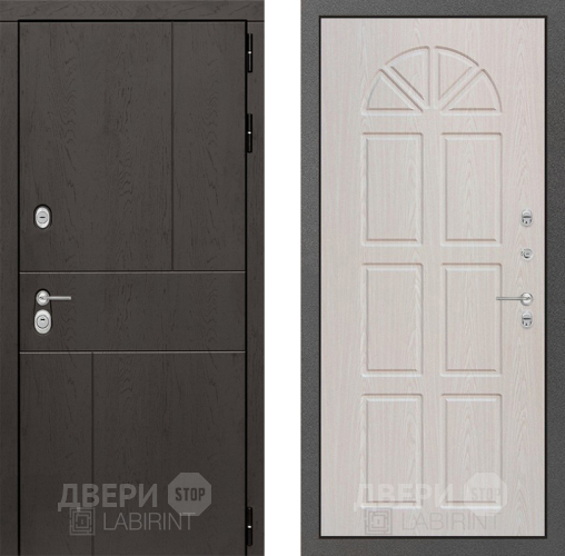Входная металлическая Дверь Лабиринт (LABIRINT) Urban 15 VINORIT Алмон 25 в Голицыно