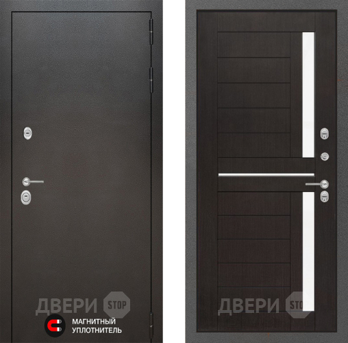 Входная металлическая Дверь Лабиринт (LABIRINT) Silver 02 Венге в Голицыно