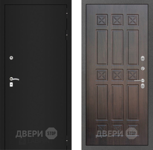 Дверь Лабиринт (LABIRINT) Classic шагрень черная 16 VINORIT Алмон 28 в Голицыно