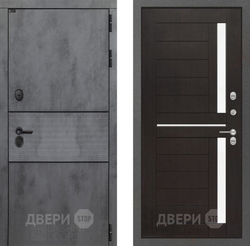 Входная металлическая Дверь Лабиринт (LABIRINT) Инфинити 02 Венге в Голицыно