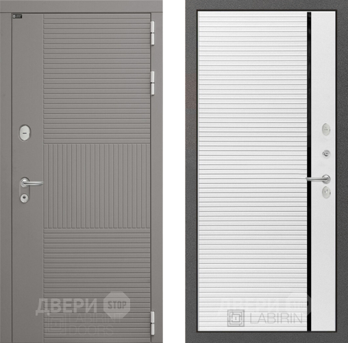 Дверь Лабиринт (LABIRINT) Формо 22 Белый софт в Голицыно