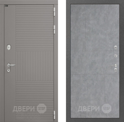 Входная металлическая Дверь Лабиринт (LABIRINT) Формо 21 Бетон светлый в Голицыно
