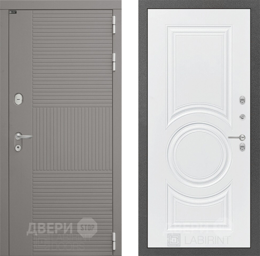 Дверь Лабиринт (LABIRINT) Формо 23 Белый софт в Голицыно