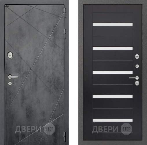 Входная металлическая Дверь Лабиринт (LABIRINT) Лофт 01 Венге в Голицыно