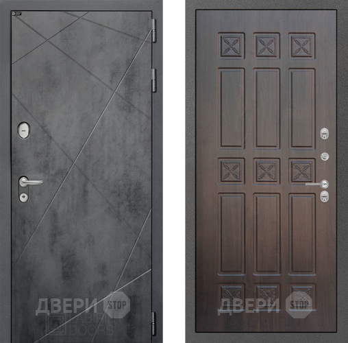 Входная металлическая Дверь Лабиринт (LABIRINT) Лофт 16 VINORIT Алмон 28 в Голицыно