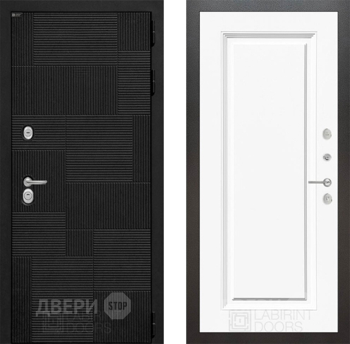 Дверь Лабиринт (LABIRINT) Pazl 27 Белый (RAL-9003) в Голицыно