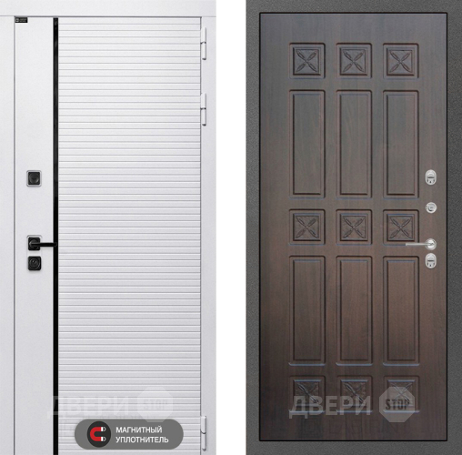 Входная металлическая Дверь Лабиринт (LABIRINT) Royal 16 VINORIT Алмон 28 в Голицыно