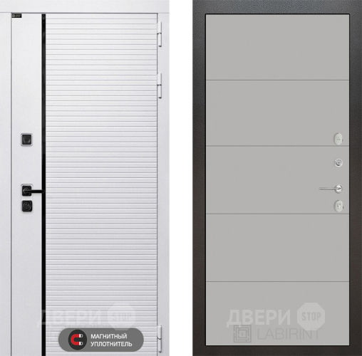 Дверь Лабиринт (LABIRINT) Royal 13 Грей софт в Голицыно