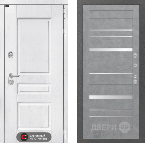 Входная металлическая Дверь Лабиринт (LABIRINT) Versal 20 Бетон светлый в Голицыно