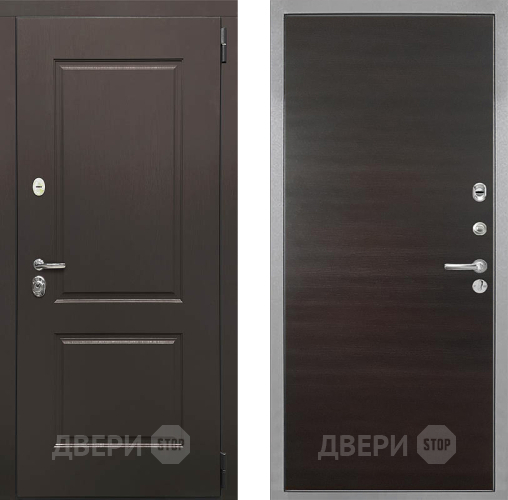 Входная металлическая Дверь Интекрон (INTECRON) Кампо Гладкая Эковенге поперечный в Голицыно