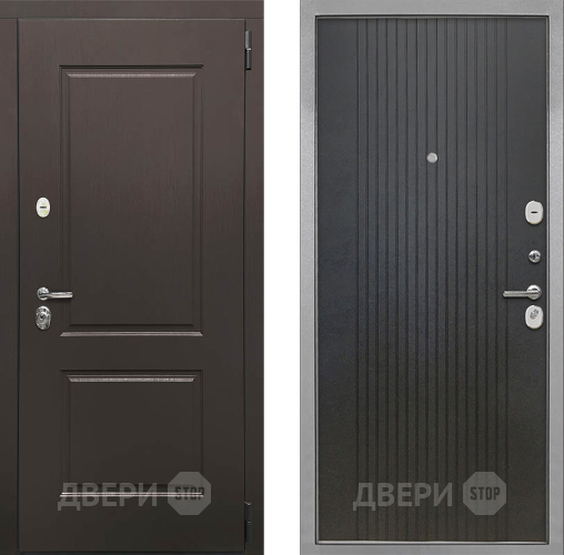 Входная металлическая Дверь Интекрон (INTECRON) Кампо ФЛ-295 Лофт черный в Голицыно