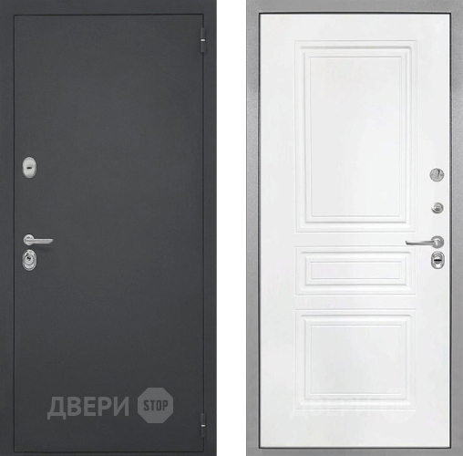 Входная металлическая Дверь Интекрон (INTECRON) Гектор ФЛ-243 Белый матовый в Голицыно