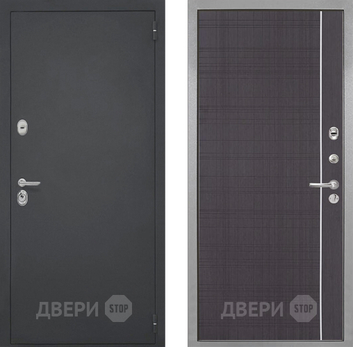 Входная металлическая Дверь Интекрон (INTECRON) Гектор В-07 с молдингом Венге в Голицыно