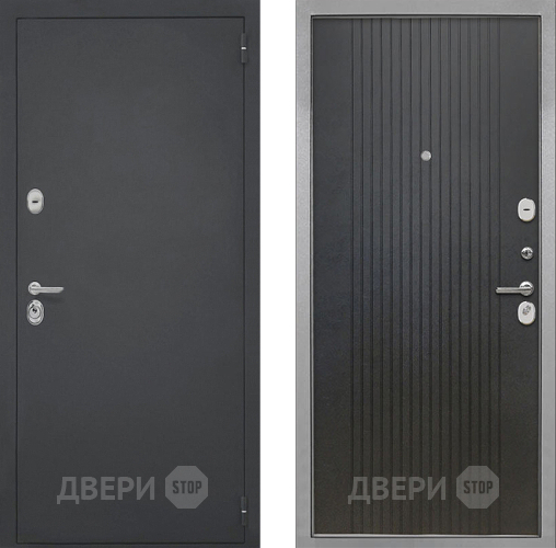 Дверь Интекрон (INTECRON) Гектор ФЛ-295 Лофт черный в Голицыно