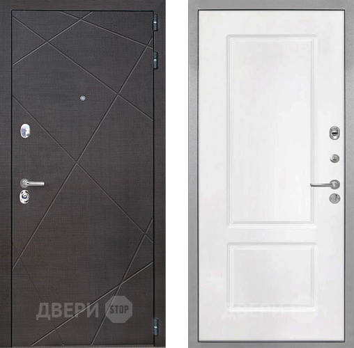 Входная металлическая Дверь Интекрон (INTECRON) Сенатор Лучи КВ-2 Белый матовый в Голицыно
