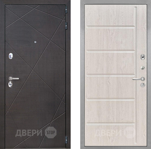 Входная металлическая Дверь Интекрон (INTECRON) Сенатор Лучи ФЛ-102 Сосна белая в Голицыно