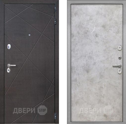 Входная металлическая Дверь Интекрон (INTECRON) Сенатор Лучи Гладкая Мрамор светлый в Голицыно
