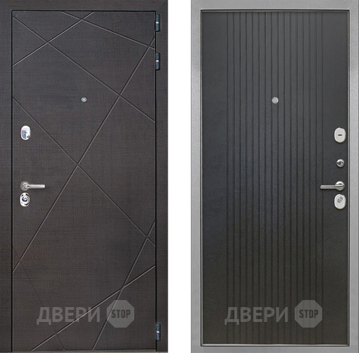 Входная металлическая Дверь Интекрон (INTECRON) Сенатор Лучи ФЛ-295 Лофт черный в Голицыно