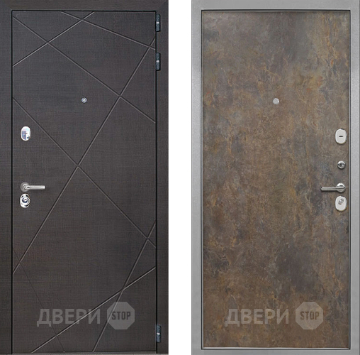 Входная металлическая Дверь Интекрон (INTECRON) Сенатор Лучи Гладкая Гранж в Голицыно