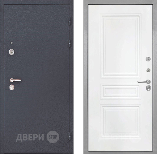 Входная металлическая Дверь Интекрон (INTECRON) Колизей ФЛ-243 Белый матовый в Голицыно