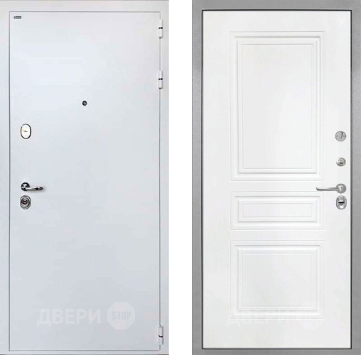 Дверь Интекрон (INTECRON) Колизей White ФЛ-243 Белый матовый в Голицыно