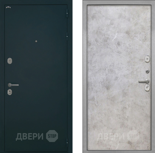Входная металлическая Дверь Интекрон (INTECRON) Греция Гладкая Мрамор светлый в Голицыно